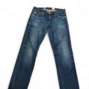 AG Adriano Goldschmied Blue Straight Leg Jeans